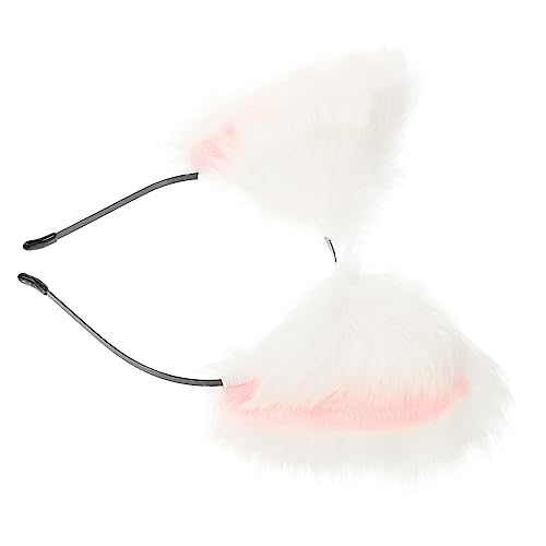 BATHVEVE Tierohr-haarband Plüsch Stirnband Dekorativ Haar-accessoire Party Cosplay Geburtstag Weihnacht Zubehör Kopfschmuck Ornament Stirnband von BATHVEVE
