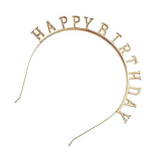 BATHVEVE Goldene Geburtstags-haarschmuck-haareifen Für Party Leichte Langlebige Und Kreative Haarbänder Für Geburtstagspartys Für Freude Und Überraschungen BATHVEVE Goldene Geburtstags-haarschmuck-haareifen Für Party Leichte Langlebige Und Kreative Haarbänder Für Geburtstagspartys Für Freude Und Überraschungen von BATHVEVE