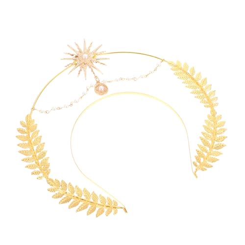 BATHVEVE Goldenes Heiligenschein Haarband Multifunktionales Dekoratives Kopfschmuck für Mädchen für Partys Karneval und Fotoshootings von BATHVEVE