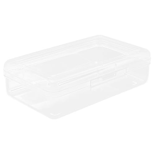 BATHVEVE Große Kapazitäts-stiftbox Aus Kunststoff Tragbare Aufbewahrungsbox Für Bleistifte Marker Zeichenstifte Transparentes Und Praktisches Federmäppchen Für Schule Büro Und Kunstliebhabe von BATHVEVE