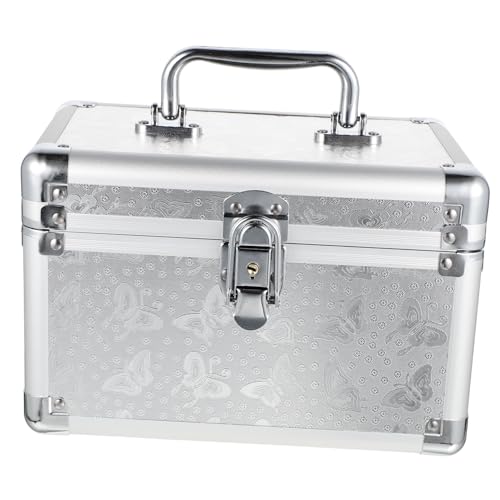 BATHVEVE Große Make Up Box aus Professioneller Kosmetikkoffer mit Doppeltem Öffnungsdesign Praktischer Organizer für Visagisten und Friseure von BATHVEVE