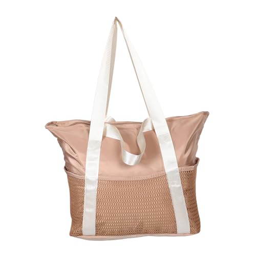BATHVEVE Große Wasserdichte Strandtasche für Damen Sanddichte Leichte Schwimm und Fitness Tasche aus Robustem Nylon für Pool Strand und Alltag Vielseitige Gym und Reisetasche von BATHVEVE