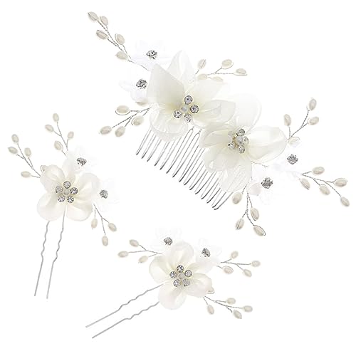 BATHVEVE Haarkamm Mit Strass Für Braut Hochzeit Haar Schmuck Strass Haarspange Für Braut Hochzeit Haarschmuck Haarkamm Mit Blumen Für von BATHVEVE