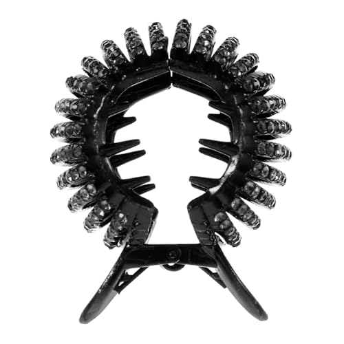 BATHVEVE Haarklammer Damen Strass Großer Ponytail Clip mit Starker Fixierung Eleganter Haarspangen Clip für Dickes Haar Modischer Haarschmuck für Frauen und Mädchen von BATHVEVE