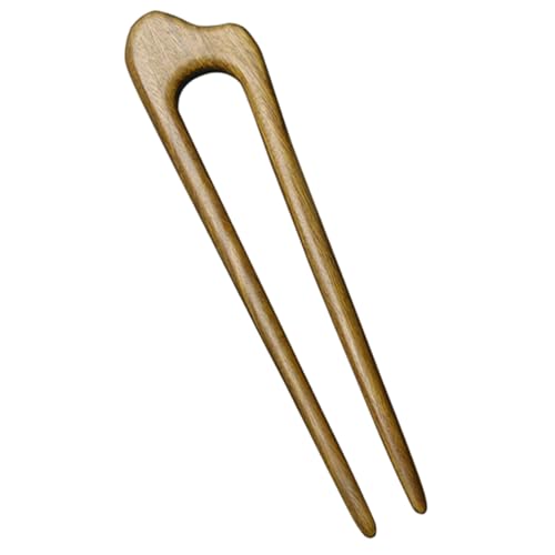BATHVEVE Holz-haarstab U-förmige Haarnadel Für Dickes Und Langes Haar Französische Haarnadel Haarschmuck Für Frauen Duttnadeln Haarstäbe Für Langes Haar von BATHVEVE