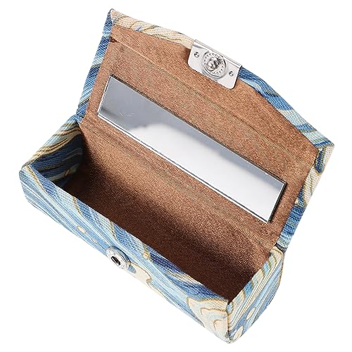 BATHVEVE Lippenstift Organizer Tragbare Kosmetik Aufbewahrungsbox Im Chinesischen Stil Eleganter Lippenstifthalter Mit Spiegel Für Reisen Partys Und von BATHVEVE