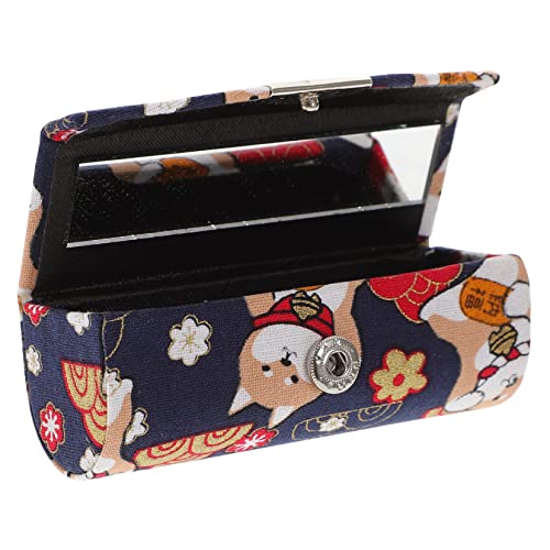 BATHVEVE Lippenstifthalter Aus Tragbarer Lippenstift-Organizer Kleiner Lippenstiftbehälter Mit Spiegel Praktisches Lippenstiftetui Für Reisen Und Partys von BATHVEVE
