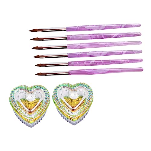 BATHVEVE Maniküre-malerei -nagelbecher Und Nagelpinseln Für Nailart-diy Geeignet Für Frauen Und Mädchen Zur Gestaltung Von Acryl-nageldesigns Zu Hause Salon von BATHVEVE