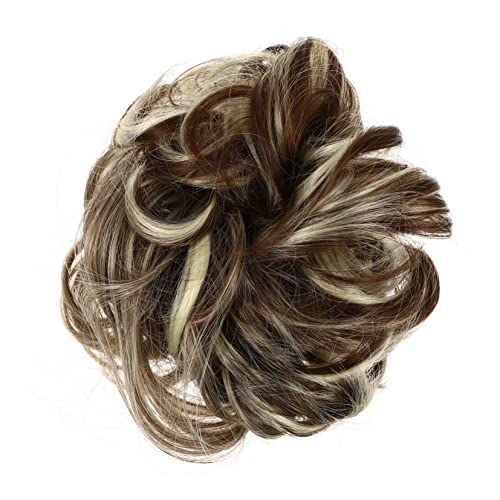 BATHVEVE Messy Bun Haarteil Für Damen Natürliches Lockiges Dutt-haarstück Aus Hochwertigem Hitzebeständigem Synthetik Für Voluminöse Hochsteckfrisuren Für Alltag Partys Und Besondere von BATHVEVE