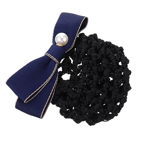 BATHVEVE Netztasche Schmetterling Haarspangen Haarschleifen Für Frauen Geformte Abdeckung Mesh Haar Snood Clip Turbane Süße Dutt Elastische Büro Haar Accessoires Knoten Bunt Zopf Frau von BATHVEVE