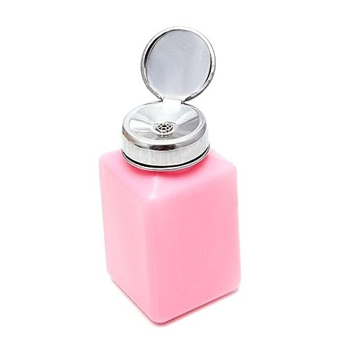 BATHVEVE Pumpflasche Leere Nagelflasche Zur Aufbewahrung Von Flüssigem Maniküre-make-up-entferner Mit Antistatik-design Und Abdeckung Recycelbar Für Nagellackentferner Und Make-up-zubehör von BATHVEVE