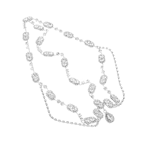 BATHVEVE Rhinestone Stirn Haarkette für Bräute Haarschmuck für Zartes Design Stabiler für Brautjungfern und Festliche Anlässe von BATHVEVE