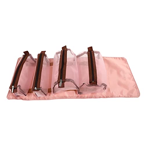 BATHVEVE Roll up Makeup Bag Abnehmbar Faltbar Große Kapazität Kosmetiktasche Für Reisen Alltag Camping Für Damen Und Mädchen von BATHVEVE