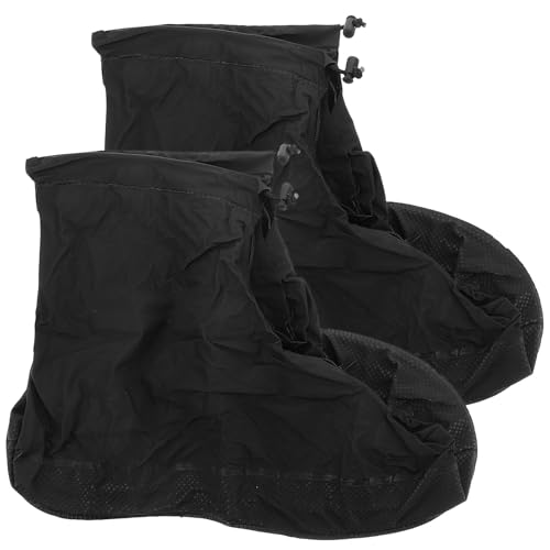 BATHVEVE wasserdichte Regen schuhüberzieher XL mit Rutschfester Verstärkter Sohle und Reißverschluss Wiederverwendbare Regenschutz Überschuhe für Erwachsene Leichter Robuster Schuhschutz von BATHVEVE