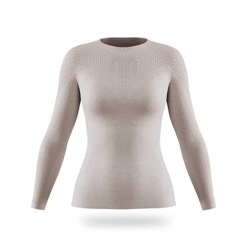 BAUERFEIND Kompressions-Shirt „Sports Compression Shirt Long Sleeve“, Langarm-Shirt für Damen, Für verbesserte Durchblutung der Torso- und Armmuskulatur, Polyamid/Elasthan von BAUERFEIND