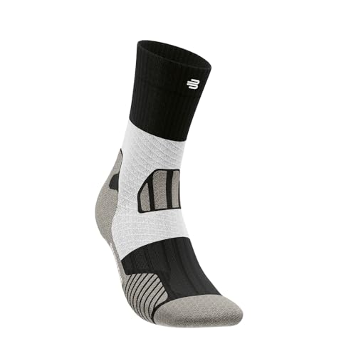 BAUERFEIND Trailrunning-Socken „Trail Run Mid Cut Socks“, Mittellange Herren Sportsocken mit Kompression, Stabilität im Sprunggelenk, 1 Paar von BAUERFEIND