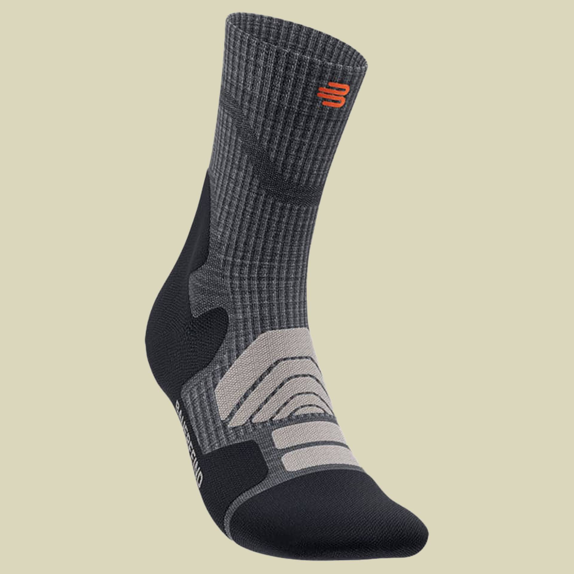 Outdoor Merino Mid Cut Socks Men 42-45 grau - lava grey Outdoor Merino Mid Cut Socks Men 42-45 grau - lava grey von BAUERFEIND
