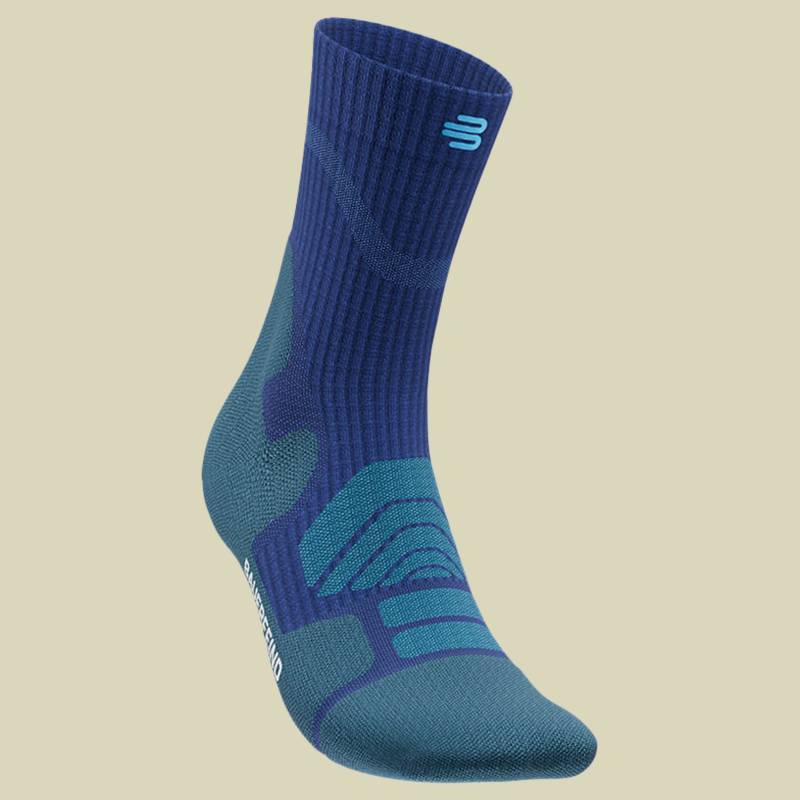 Outdoor Merino Mid Cut Socks Men 46-49 blau - ocean blue Outdoor Merino Mid Cut Socks Men 46-49 blau - ocean blue von BAUERFEIND