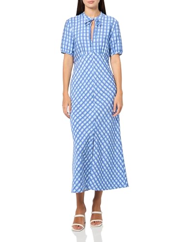 BAUM UND PFERDGARTEN Damen Anneliek Dress Kleid, Blau lackiertes Karomuster, 36 BAUM UND PFERDGARTEN Damen Anneliek Dress Kleid, Blau lackiertes Karomuster, 36 von BAUM UND PFERDGARTEN