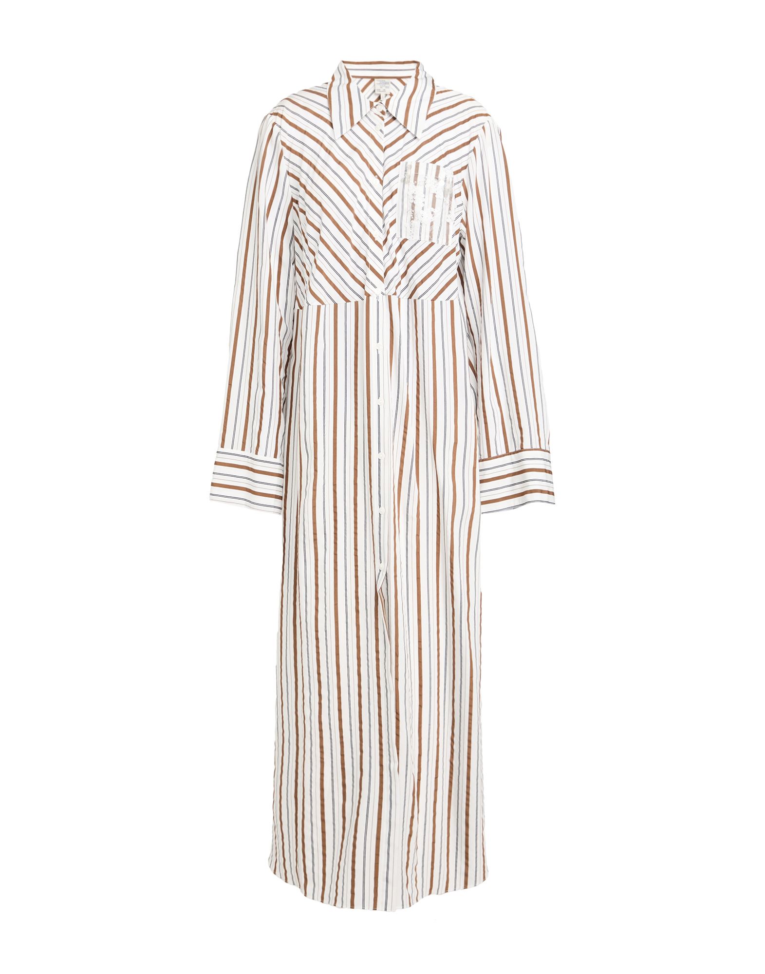 BAUM UND PFERDGARTEN Midi-kleid Damen Weiß BAUM UND PFERDGARTEN Midi-kleid Damen Weiß von BAUM UND PFERDGARTEN