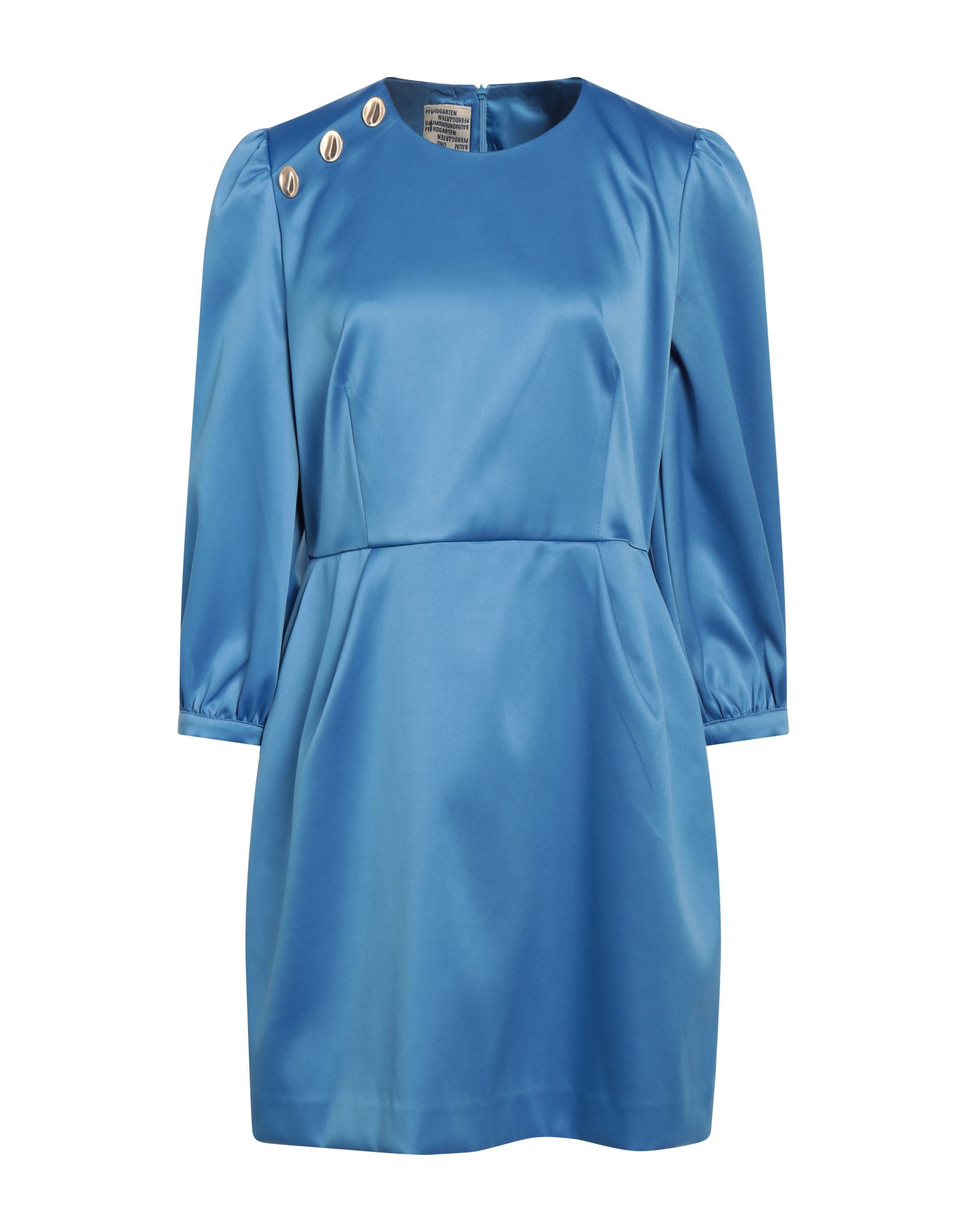 BAUM UND PFERDGARTEN Mini-kleid Damen Azurblau BAUM UND PFERDGARTEN Mini-kleid Damen Azurblau von BAUM UND PFERDGARTEN