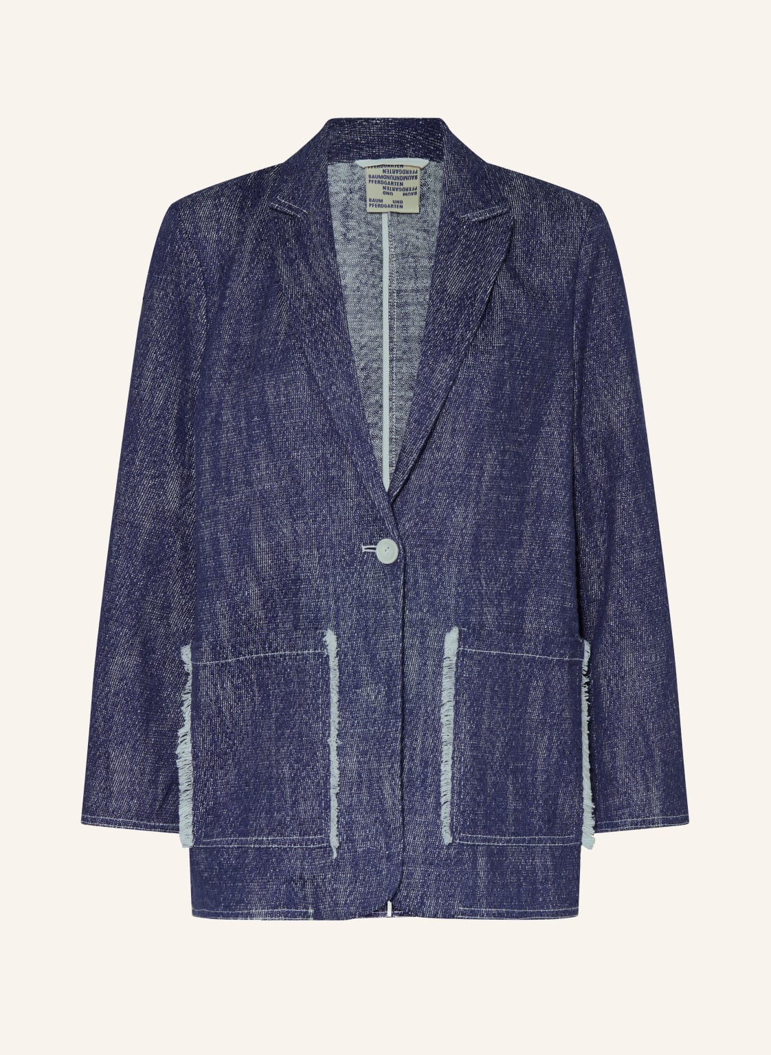 Baum Und Pferdgarten Blazer Barry In Denim-Optik blau von BAUM UND PFERDGARTEN