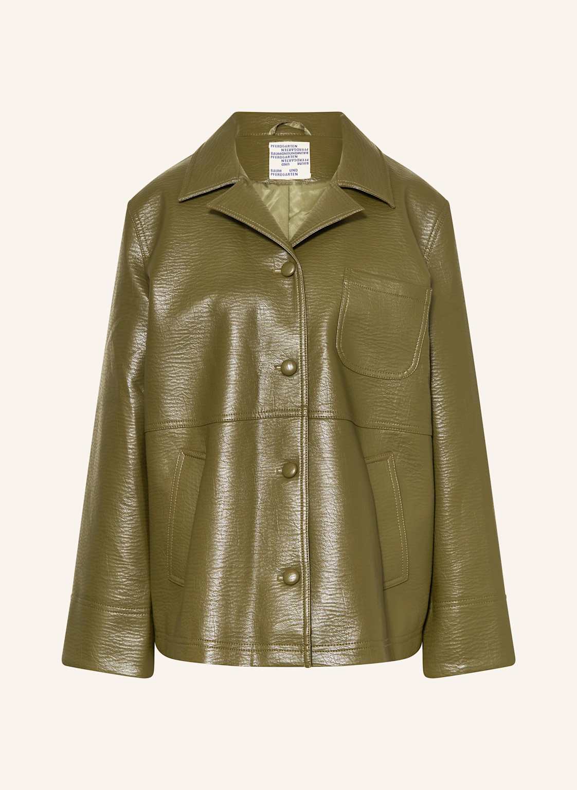 Baum Und Pferdgarten Jacke Beah In Lederoptik gruen von BAUM UND PFERDGARTEN