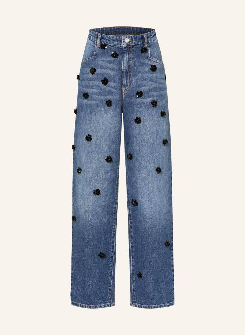 Baum Und Pferdgarten Wide Leg Jeans Narane Mit Pailletten blau von BAUM UND PFERDGARTEN
