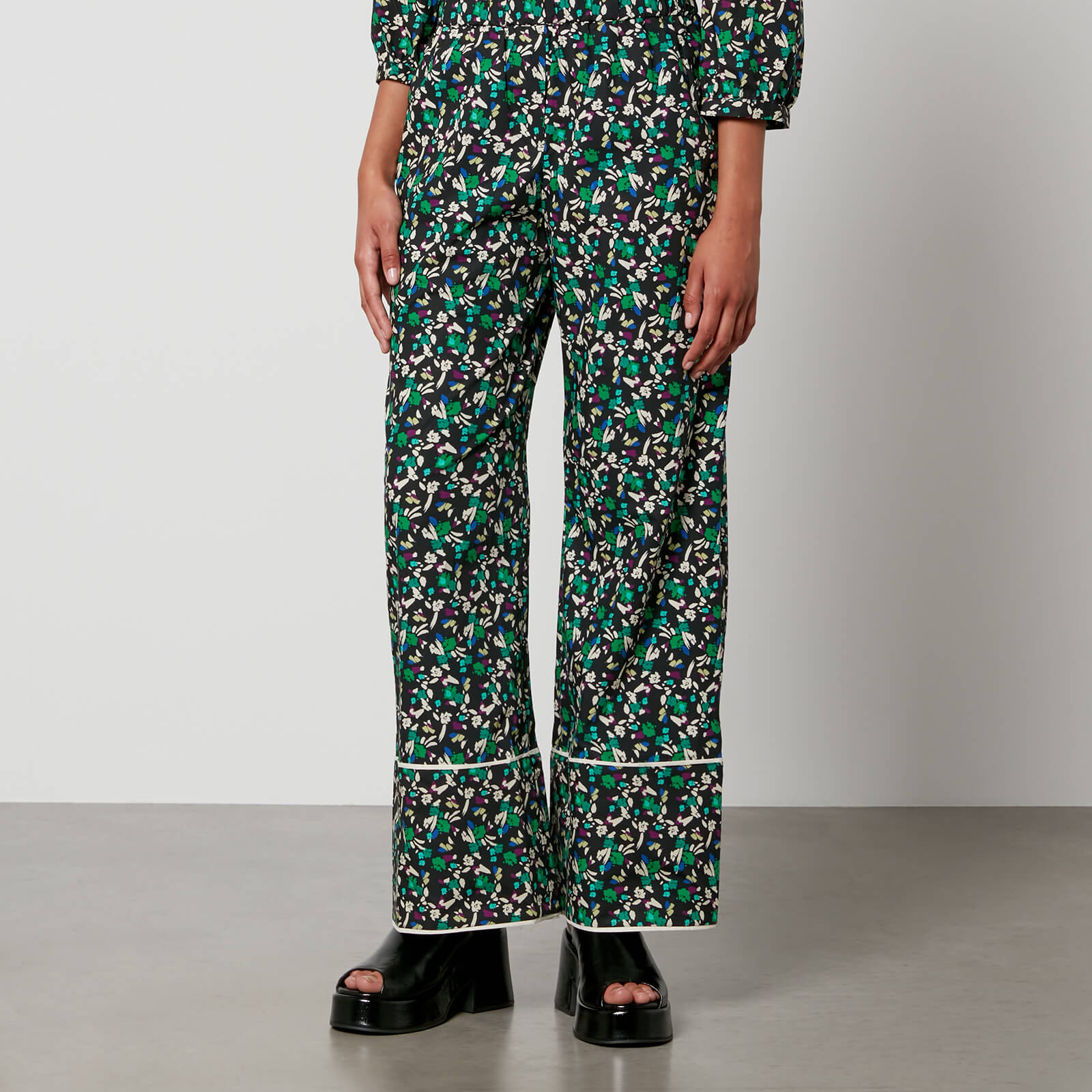 Baum und Pferdgarten Nala Floral-Print Cotton Trousers - EU 40/UK 12 von BAUM UND PFERDGARTEN