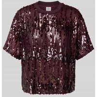 BAUM & PFERDGARTEN Blusenshirt mit Stretch-Anteil in Bordeaux, Größe M von BAUM & PFERDGARTEN