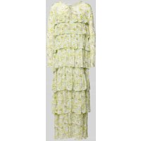 BAUM & PFERDGARTEN Maxikleid aus Viskose im Stufen-Look in Hellgelb, Größe 38 BAUM & PFERDGARTEN Maxikleid aus Viskose im Stufen-Look in Hellgelb, Größe 38 von BAUM & PFERDGARTEN