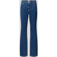 BAUM & PFERDGARTEN Straight Fit Jeans mit Knopfverschluss in Jeansblau, Größe 40 von BAUM & PFERDGARTEN