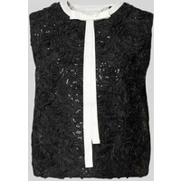 BAUM & PFERDGARTEN Tanktop mit Zierbesatz in Black, Größe 38 BAUM & PFERDGARTEN Tanktop mit Zierbesatz in Black, Größe 38 von BAUM & PFERDGARTEN