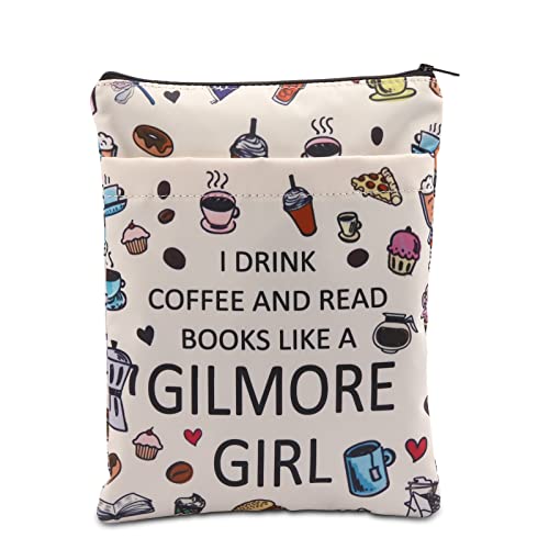 TV Show Merchandise Buch Sleeve Gilmore Girl Inspired Book Cover Book Lovers Gift Coffee Lovers Gift Luke's Diner Gift Movie Fandom Gift (Coffee BM) von BAUNA