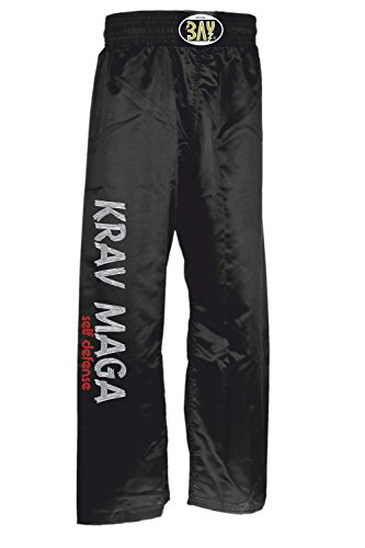 BAY® Krav MAGA Hose Satin schwarz (170) von BAY