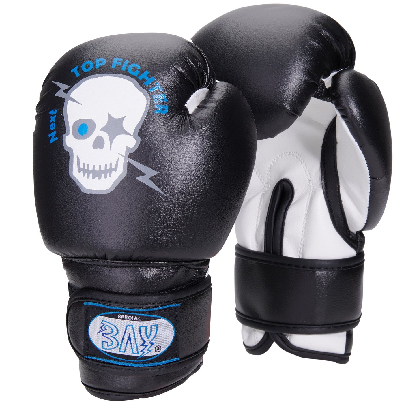 BAY-Sports Boxhandschuhe Skull Totenkopf Kinderboxhandschuhe Kids von BAY-Sports