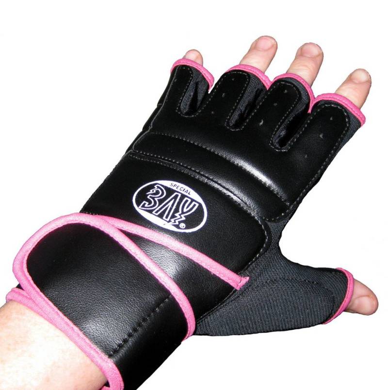 BAY-Sports MMA-Handschuhe FIT rosa pink Krav Maga Wing Tsun Fitness MMA Handschutz Handschützer (Paar), XS - XL Erwachsene und Kinder von BAY-Sports