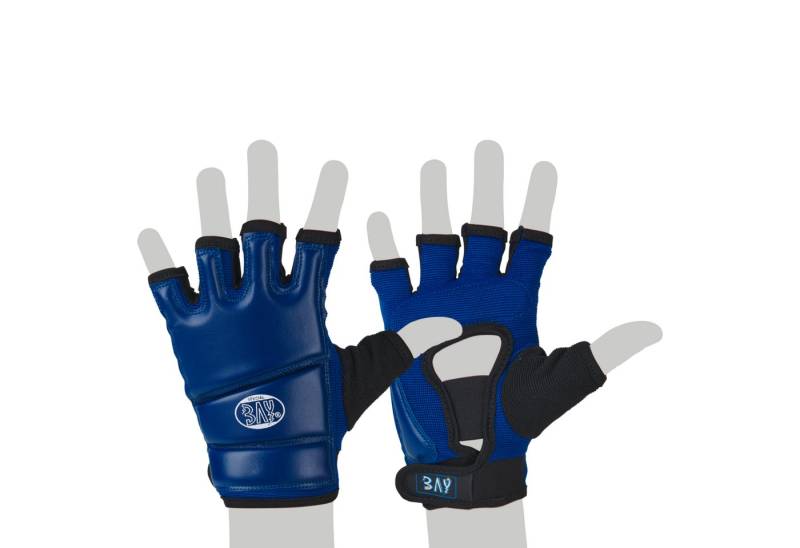 BAY-Sports MMA-Handschuhe Touch Krav Maga MMA Wing Tsun Handschutz Handschützer Faustschutz blau (Paar, Handschuhe), XXS - XXL, Erwachsene und Kinder, Leichtes Einsteigermodell von BAY-Sports