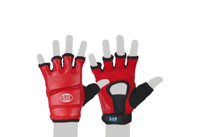 BAY-Sports MMA-Handschuhe Touch Krav Maga MMA Wing Tsun Handschutz Handschützer Faustschutz rot (Paar, Handschuhe), Allround Talent, Leichte Handschuhe, Für Kinder und Erwachsene von BAY-Sports