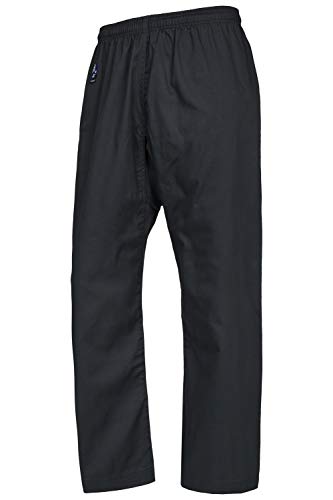 Bay Basic Hose schwarz, Karatehose, (190 - XL) von BAY Sports