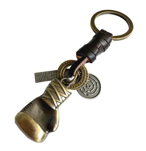 Vintage Boxhandschuhe Schlüsselanhänger Boxen Kickboxen MMA Kampfsport Krav Maga Metall von BAY