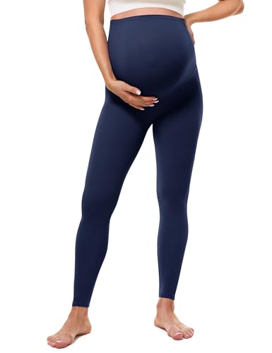 BAYDI Clouduxi 25" Umstandsleggings High Waist Schwangerschaftsleggings Blickdicht Umstandshose Damen Weich Elastisch Umstandsmode von BAYDI