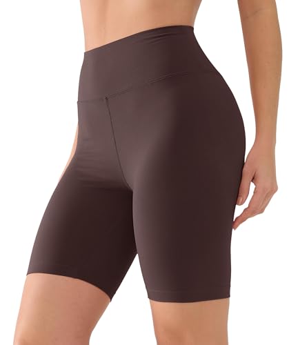BAYDI Creamlush Radlerhose Damen - 20 cm Bequeme Kurze Sporthose mit Hoher Taille für Yoga Pilates Freizeit Alltag von BAYDI