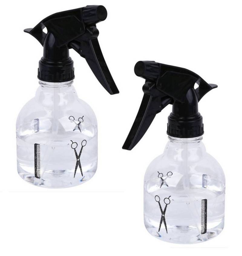 BAYLI Haarentwirrbürste 2er Set Sprühflasche Friseur 250ml Handsprüher für Haare Zerstäuber von BAYLI