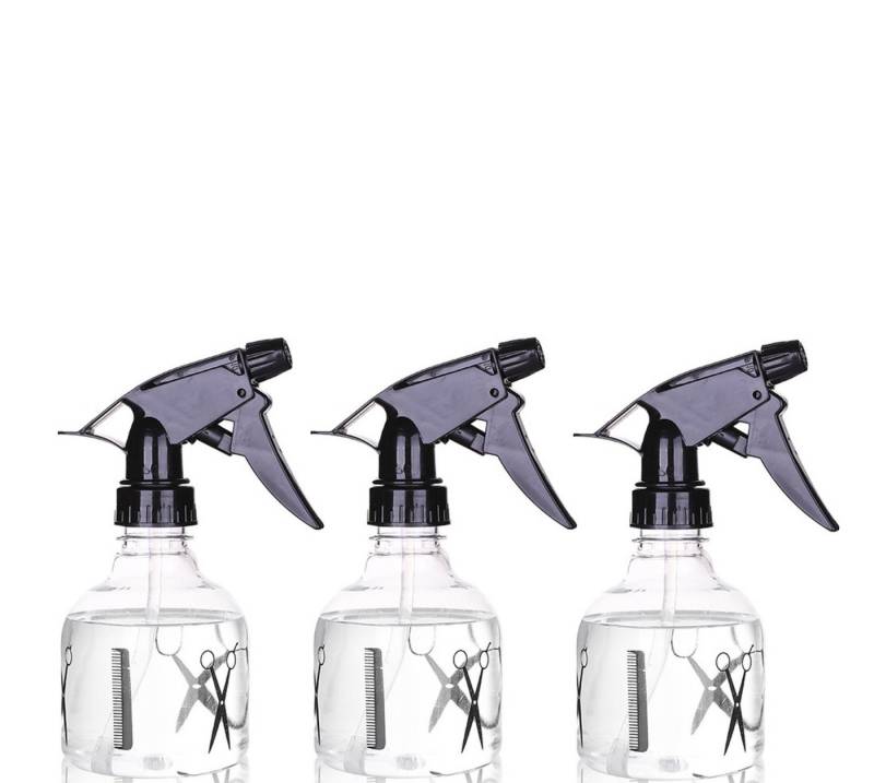 BAYLI Haarentwirrbürste 3er Set Sprühflasche Friseur 250ml - 3 Stück Handsprüher für Haare von BAYLI