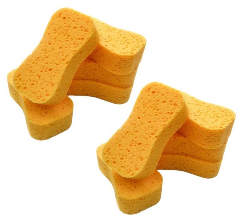 BAYLI Schwamm 10 Stück XL Autoschwamm aussen 218x116x66 cm - Universalschwamm groß von BAYLI