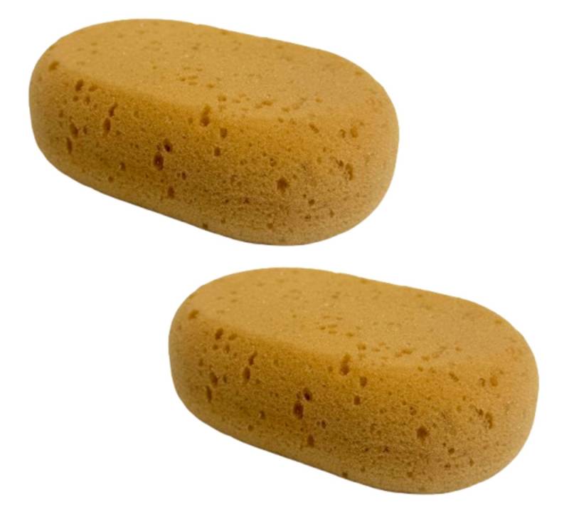 BAYLI Schwamm 2 Stück Sito Autoschwamm Oval aussen - Sito Universalschwamm rund von BAYLI