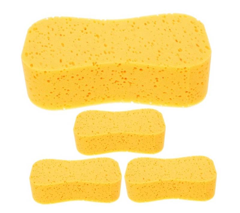 BAYLI Schwamm 4 Stück XL Autoschwamm aussen 218x116x66 cm - Universalschwamm groß von BAYLI