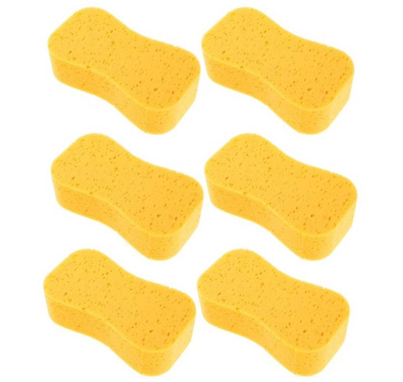 BAYLI Schwamm 6 Stück XL Autoschwamm aussen 218x116x66 cm - Universalschwamm groß von BAYLI