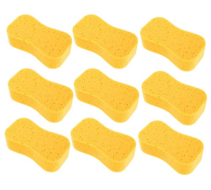 BAYLI Schwamm 9 Stück XL Autoschwamm aussen 218x116x66 cm - Universalschwamm groß von BAYLI